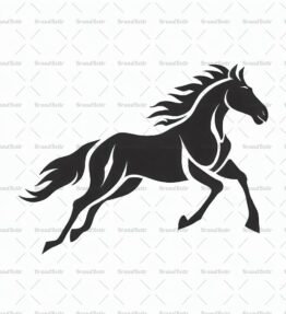Galoppierendes Pferd